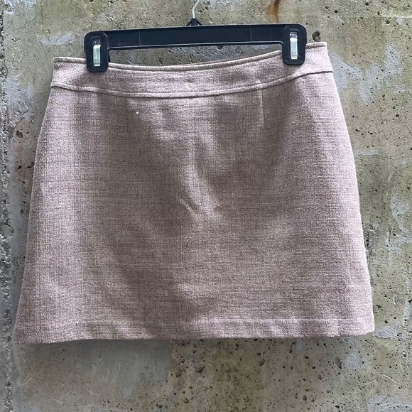 Aritzia Talula Babaton Classic Mini Skirt, Vintage Tweed Wrap Skirt, Large - Picture 3 of 12